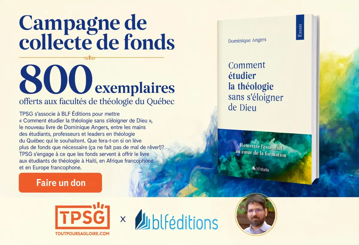 Comment étudier la théologie sans s'éloigner de Dieu, de Dominique Angers — BLF Éditions
